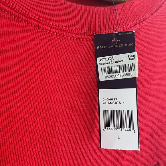 Polo by Ralph Lauren Pullover Crewneck Red Sweater - Picture 8 of 10